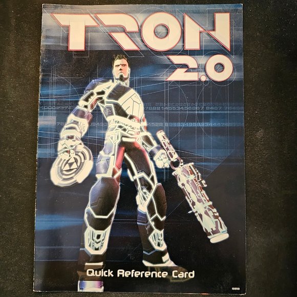 TRON 2.0 for PC original 2004 manual, highly collectible, incl. quick-ref card! - Picture 5 of 7